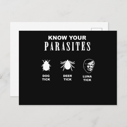 ルーナおもしろいティックアンチトランプドナルドトランプHater知っている ポストカード (正面/裏面)