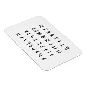 ルーニックアルファベット[フソルト] マグネット (右側)