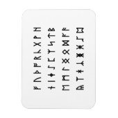 ルーニックアルファベット[フソルト] マグネット (縦)