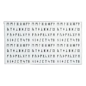 ルーニックアルファベット[フソルト] 枕カバー (裏面-右)