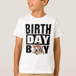 ルーニーチューンズ™キャラクターグループ 誕生日ボーイ Tシャツ