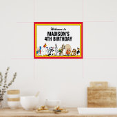 ルーニーチューンズ™キャラクターグループ |誕生日記号 ポスター (キッチン)