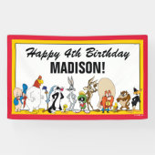 ルーニーチューンズ™キャラクターグループ |誕生日 横断幕 (横)