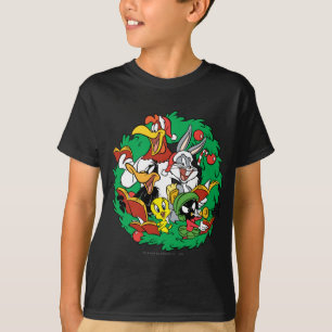 ルーニーチューンズ™グループクリスマスリース Tシャツ