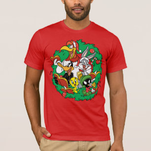 ルーニーチューンズ™グループクリスマスリース Tシャツ