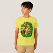 ルーニーチューンズ™グループクリスマスリース Tシャツ (正面フル)