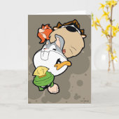 ルーニーチューンズ™スタイル化ビッグヘッズ カード (黄色い花)