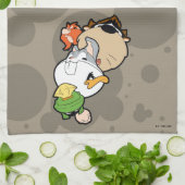 ルーニーチューンズ™スタイル化ビッグヘッズ キッチンタオル (折り畳み)