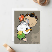 ルーニーチューンズ™スタイル化ビッグヘッズ ノートカード (正面/裏面インサイチュ)