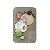 ルーニーチューンズ™スタイル化ビッグヘッズ バスマット (正面縦)