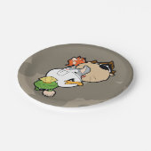 ルーニーチューンズ™スタイル化ビッグヘッズ ペーパープレート (アングル)