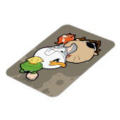 ルーニーチューンズ™スタイル化ビッグヘッズ マグネット (左側)