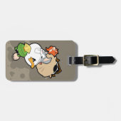 ルーニーチューンズ™スタイル化ビッグヘッズ ラゲッジタグ (正面横)