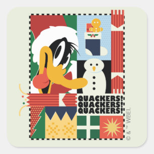ルーニーチューンズ™ダッフィーDUCK™ホリデークッカー スクエアシール