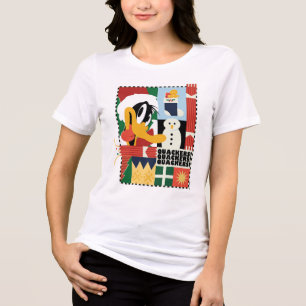 ルーニーチューンズ™ダッフィーDUCK™ホリデークッカー トライブレンドTシャツ