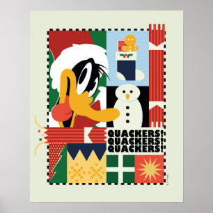 ルーニーチューンズ™ダッフィーDUCK™ホリデークッカー ポスター