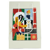 ルーニーチューンズ™ダッフィーDUCK™ホリデークッカー ミディアムペーパーバッグ (裏面)