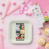 ルーニーチューンズ™ホリデーメリーいたずら ペーパープレート (パーティー)