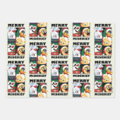 ルーニーチューンズ™ホリデーメリーいたずら ラッピングペーパーシート (正面)