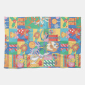 ルーニーチューン™ |ハッピーホリデーズクリスマスパターン キッチンタオル (横)