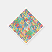 ルーニーチューン™ |ハッピーホリデーズクリスマスパターン スタンダードカクテルナプキン (角)