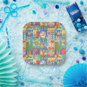 ルーニーチューン™ |ハッピーホリデーズクリスマスパターン ペーパープレート (パーティー)