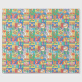 ルーニーチューン™ |ハッピーホリデーズクリスマスパターン ラッピングペーパー (フラット)