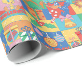 ルーニーチューン™ |ハッピーホリデーズクリスマスパターン ラッピングペーパー (ロールコーナー)