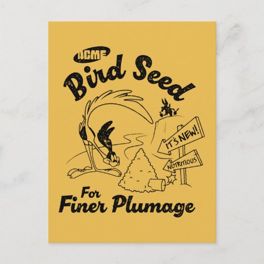 ルーニーチューン™ |ロードランナー™バードシード ポストカード (正面)