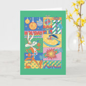 ルーニーチューン™ |休日おもしろい カード (黄色い花)