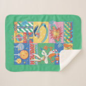 ルーニーチューン™ |休日おもしろい シェルパブランケット (正面(横))