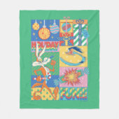 ルーニーチューン™ |休日おもしろい フリースブランケット (正面)