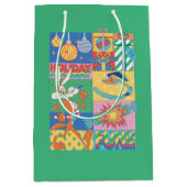 ルーニーチューン™ |休日おもしろい ミディアムペーパーバッグ (正面)