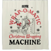 ルーニーチューン™ | ACME Wrap-O-Matic Wrapping Machine シャワーカーテン (正面)