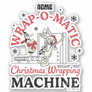 ルーニーチューン™ ACME Wrap-O-Matic Wrapping Machine シール