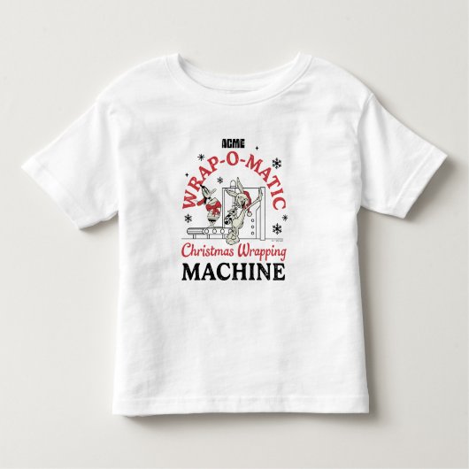 ルーニーチューン™ | ACME Wrap-O-Matic Wrapping Machine トドラーTシャツ (正面)