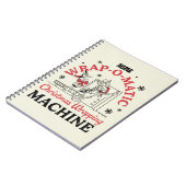 ルーニーチューン™ | ACME Wrap-O-Matic Wrapping Machine ノートブック (左側)