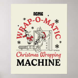 ルーニーチューン™ ACME Wrap-O-Matic Wrapping Machine ポスター