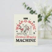 ルーニーチューン™ | ACME Wrap-O-Matic Wrapping Machine ポストカード (スタンド正面)