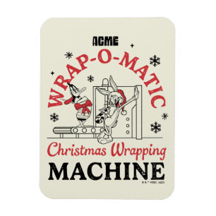 ルーニーチューン™   ACME Wrap-O-Matic Wrapping Machine マグネット