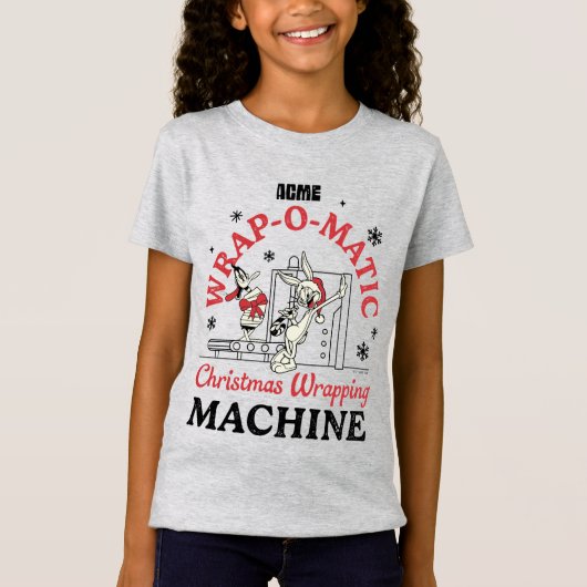 ルーニーチューン™ | ACME Wrap-O-Matic Wrapping Machine Tシャツ (正面)