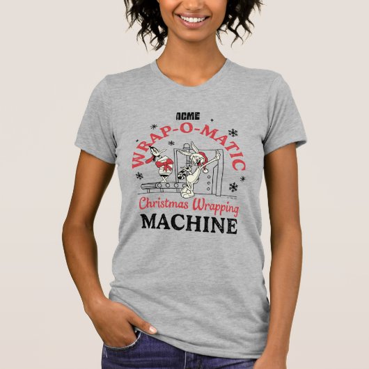 ルーニーチューン™ | ACME Wrap-O-Matic Wrapping Machine Tシャツ (正面)