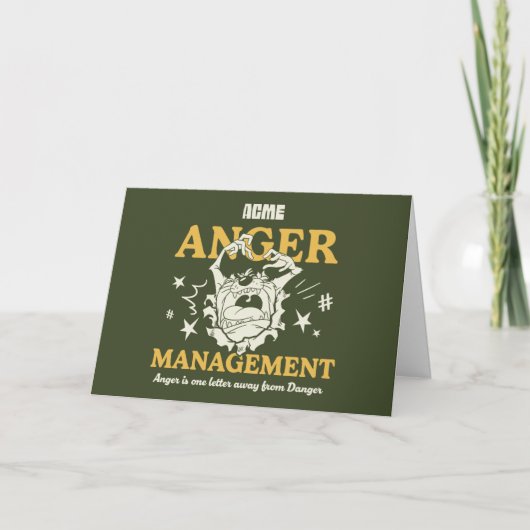 ルーニーチューン™ |TAZ™ ACME Anger Management カード (正面)