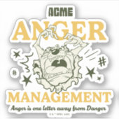 ルーニーチューン™ |TAZ™ ACME Anger Management シール (正面)