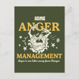ルーニーチューン™  TAZ™ ACME Anger Management ポストカード