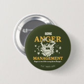 ルーニーチューン™ |TAZ™ ACME Anger Management 缶バッジ (正面&裏面)