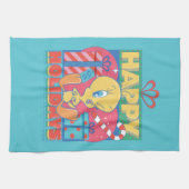 ルーニーチューン™ | TWEETY™ハッピーホリデー キッチンタオル (横)