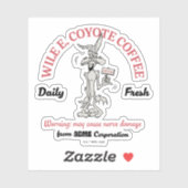 ルーニーチューン™ | WILE E. COYOTE™デイリーフレッシュコーヒー シール (シート)
