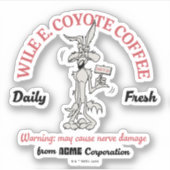 ルーニーチューン™ | WILE E. COYOTE™デイリーフレッシュコーヒー シール (正面)