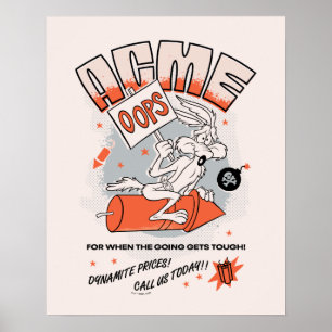 ルーニーチューン™ WILE E. COYOTE™ ACME Dynamite ポスター